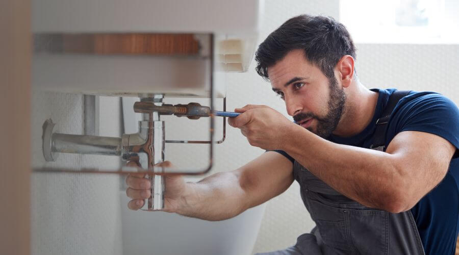Hot water issue at sink in Eminence, IN